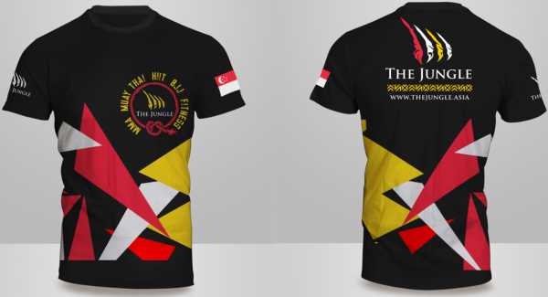 Desain tumpal dengan nuansa etnik yang berani